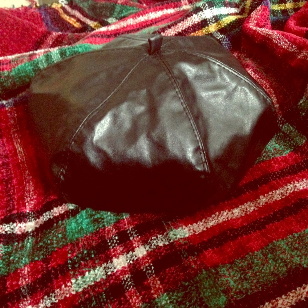 Pleather Barrett Hat Cap